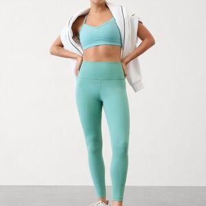 Like New Athleta Elation Ultra High Rise Legging Juniper Small